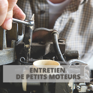 Parcours Formation | Entretien de petits moteurs | Petits moteurs