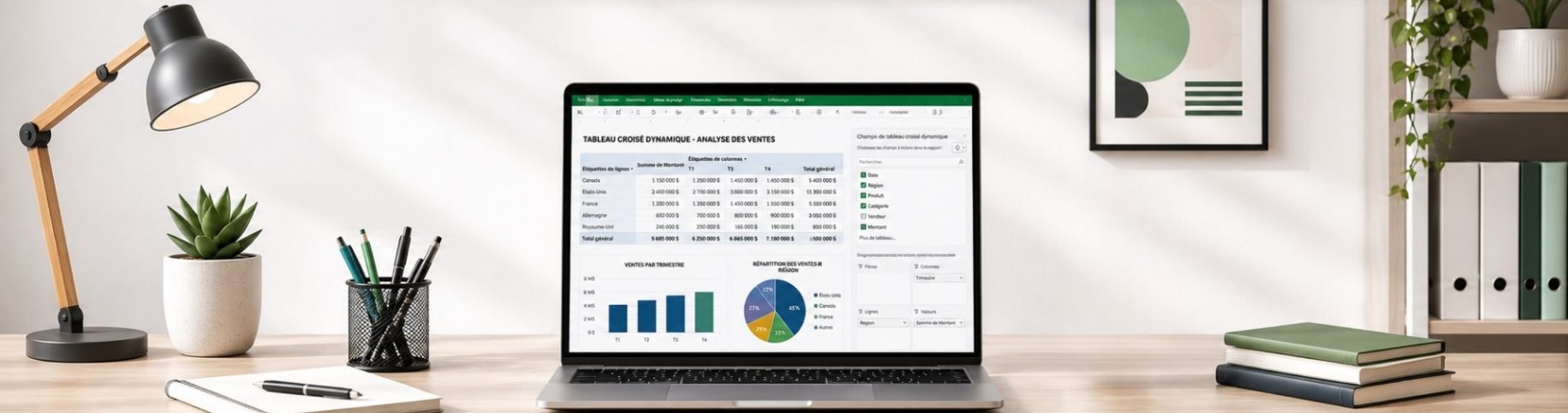 Excel – tableaux croisés dynamiques : analyser et synthétiser des données
