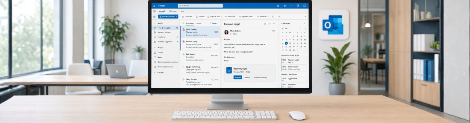 Organiser son travail avec Outlook