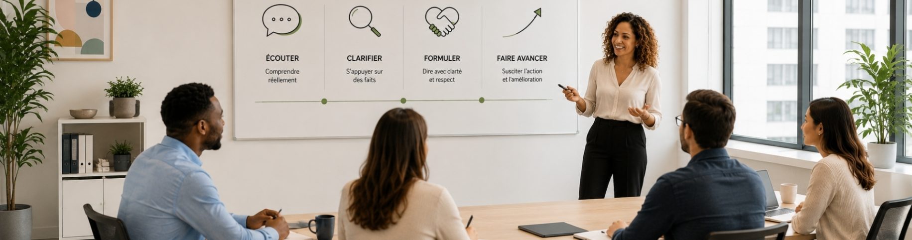 Rétroaction efficace : dire les choses pour faire avancer