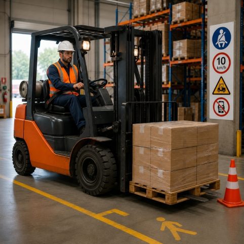Conduite sécuritaire de chariot élévateur