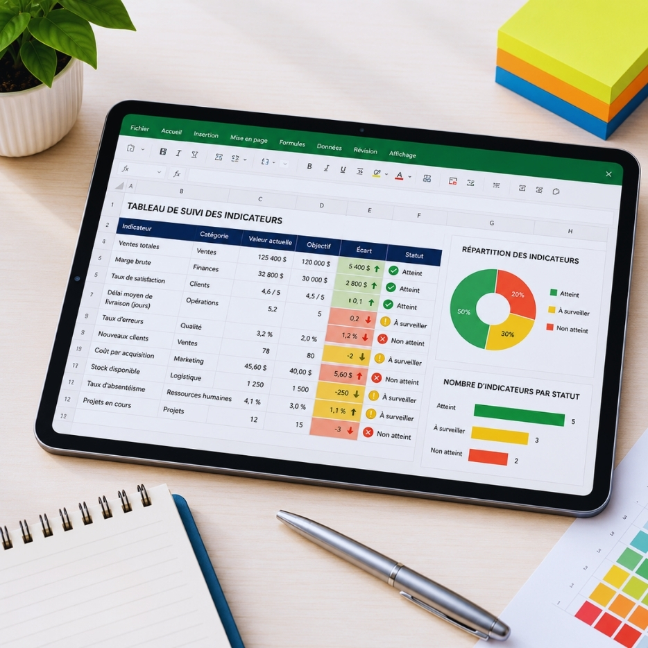 Excel — mise en forme conditionnelle :  rendre les données lisibles et parlantes
