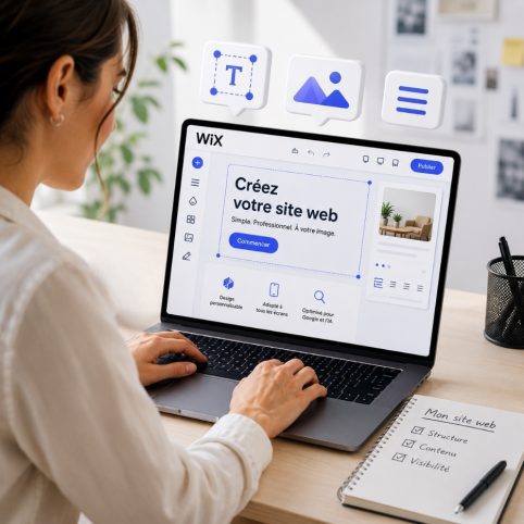 Premiers pas pour créer un site web avec Wix
